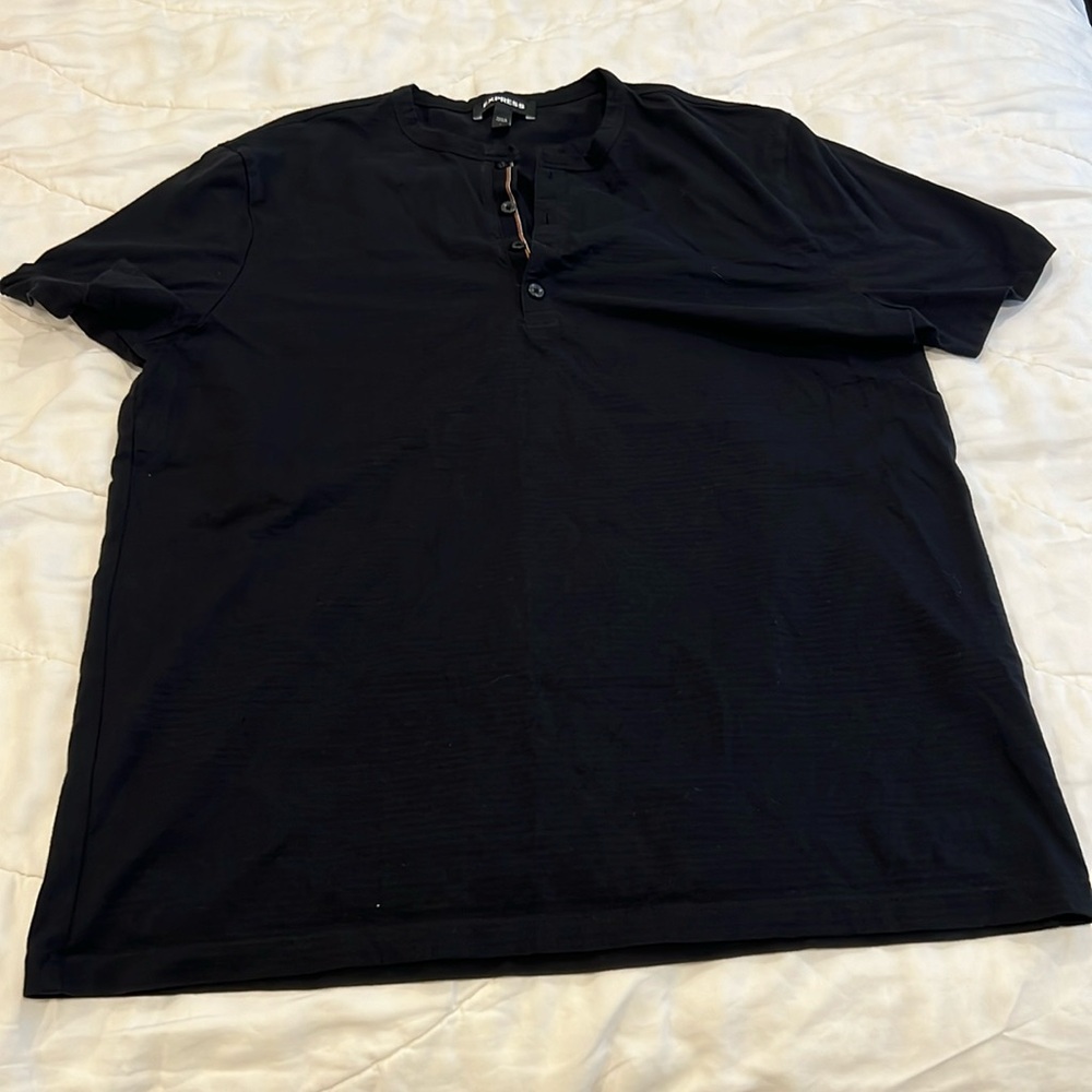 Express Henley T Shirt